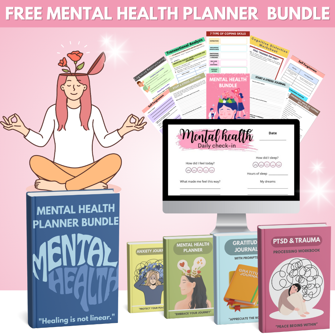 Mental Health Planner Bundle (FREE TODAY)