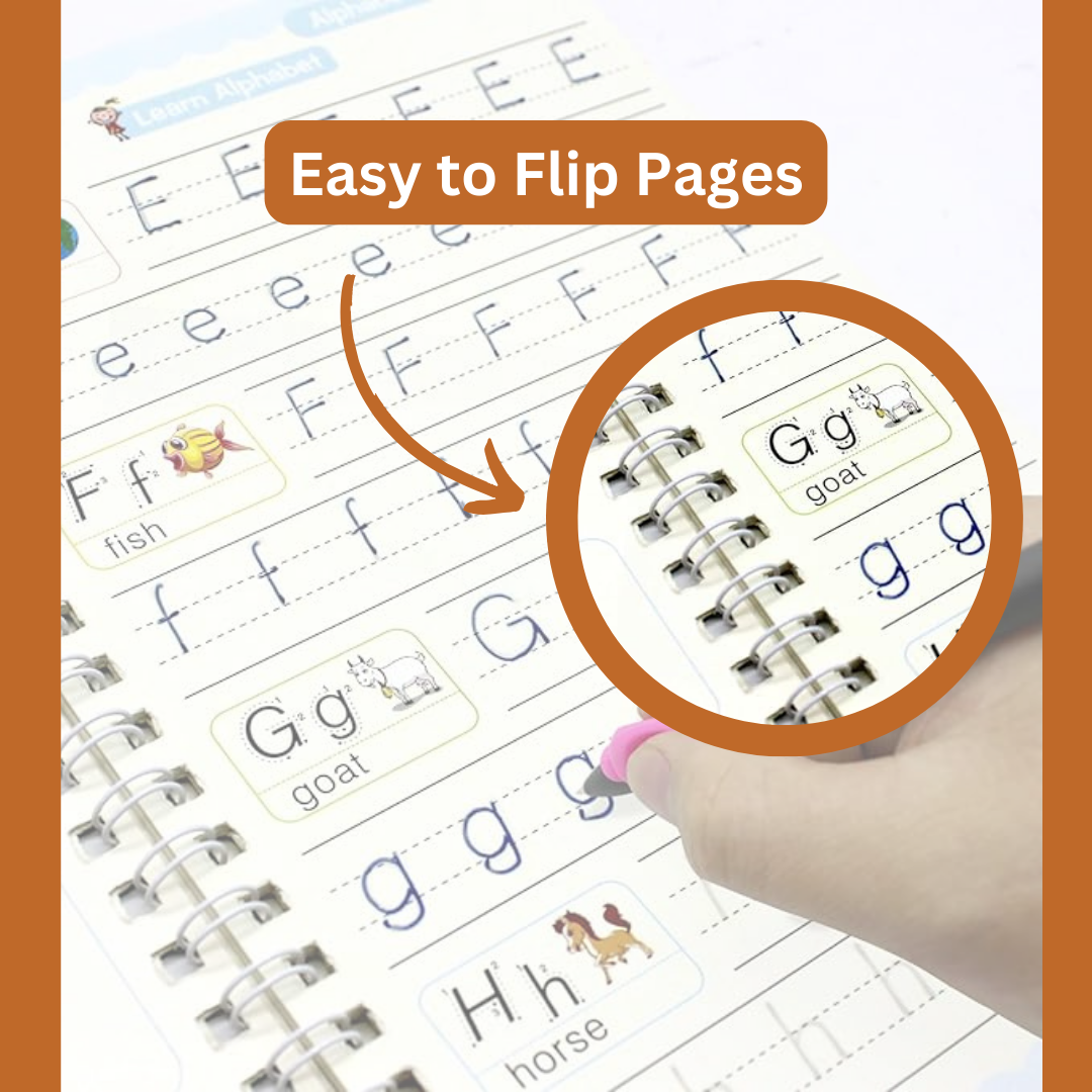 MagicWrite Reusable Book - Buy 1 Get 1 Free & Get Free Activity Book with 10k+ Pages