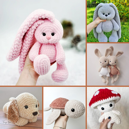 Crochet 999+ Patterns, 6 Courses, 13 Videos & Planner ( Free Today)